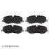 085-1795 by BECK ARNLEY - PREMIUM ASM BRAKE PADS