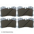 085-1799 by BECK ARNLEY - PREMIUM ASM BRAKE PADS