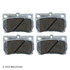 085-1807 by BECK ARNLEY - PREMIUM ASM BRAKE PADS