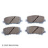 085-1817 by BECK ARNLEY - PREMIUM ASM BRAKE PADS