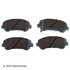 085-1831 by BECK ARNLEY - PREMIUM ASM BRAKE PADS