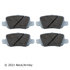 085-1890 by BECK ARNLEY - PREMIUM ASM BRAKE PADS