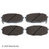 085-1900 by BECK ARNLEY - PREMIUM ASM BRAKE PADS