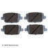 085-1897 by BECK ARNLEY - PREMIUM ASM BRAKE PADS