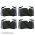 085-1919 by BECK ARNLEY - PREMIUM ASM BRAKE PADS