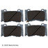 085-1907 by BECK ARNLEY - PREMIUM ASM BRAKE PADS