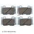 085-1908 by BECK ARNLEY - PREMIUM ASM BRAKE PADS