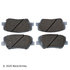 085-1931 by BECK ARNLEY - PREMIUM ASM BRAKE PADS