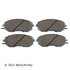 085-1947 by BECK ARNLEY - PREMIUM ASM BRAKE PADS