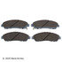 085-1934 by BECK ARNLEY - PREMIUM ASM BRAKE PADS