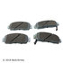 085-1954 by BECK ARNLEY - PREMIUM ASM BRAKE PADS