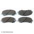 085-1955 by BECK ARNLEY - PREMIUM ASM BRAKE PADS