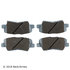 085-1956 by BECK ARNLEY - PREMIUM ASM BRAKE PADS