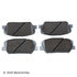 085-1958 by BECK ARNLEY - PREMIUM ASM BRAKE PADS