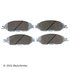 085-1966 by BECK ARNLEY - PREMIUM ASM BRAKE PADS