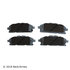 085-1967 by BECK ARNLEY - PREMIUM ASM BRAKE PADS