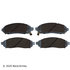 085-1968 by BECK ARNLEY - PREMIUM ASM BRAKE PADS