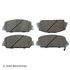 085-1980 by BECK ARNLEY - PREMIUM ASM BRAKE PADS