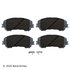 085-1986 by BECK ARNLEY - PREMIUM ASM BRAKE PADS