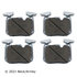 085-1994 by BECK ARNLEY - PREMIUM ASM BRAKE PADS