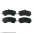 085-1942 by BECK ARNLEY - PREMIUM ASM BRAKE PADS