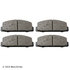 089-1283 by BECK ARNLEY - PREMIUM BRAND BRAKE PADS