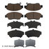 089-1482 by BECK ARNLEY - PREMIUM BRAND BRAKE PADS