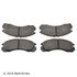 089-1446 by BECK ARNLEY - PREMIUM BRAND BRAKE PADS