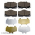 089-1521 by BECK ARNLEY - PREMIUM BRAND BRAKE PADS