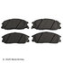 089-1675 by BECK ARNLEY - PREMIUM BRAND BRAKE PADS