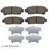 089-1534 by BECK ARNLEY - PREMIUM BRAND BRAKE PADS