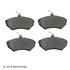 089-1536 by BECK ARNLEY - PREMIUM BRAND BRAKE PADS