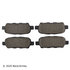 089-1687 by BECK ARNLEY - PREMIUM BRAND BRAKE PADS