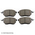 089-1682 by BECK ARNLEY - PREMIUM BRAND BRAKE PADS