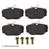 089-1588 by BECK ARNLEY - PREMIUM BRAND BRAKE PADS