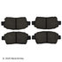 089-1621 by BECK ARNLEY - PREMIUM BRAND BRAKE PADS