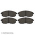 089-1640 by BECK ARNLEY - PREMIUM BRAND BRAKE PADS