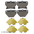 089-1636 by BECK ARNLEY - PREMIUM BRAND BRAKE PADS