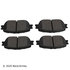 089-1657 by BECK ARNLEY - PREMIUM BRAND BRAKE PADS