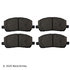 089-1658 by BECK ARNLEY - PREMIUM BRAND BRAKE PADS