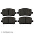 089-1697 by BECK ARNLEY - PREMIUM BRAND BRAKE PADS