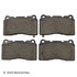 089-1713 by BECK ARNLEY - PREMIUM BRAND BRAKE PADS