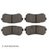 089-1745 by BECK ARNLEY - PREMIUM BRAND BRAKE PADS