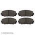 089-1744 by BECK ARNLEY - PREMIUM BRAND BRAKE PADS