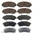 089-1735 by BECK ARNLEY - PREMIUM BRAND BRAKE PADS