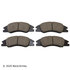 089-1740 by BECK ARNLEY - PREMIUM BRAND BRAKE PADS