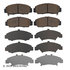 089-1757 by BECK ARNLEY - PREMIUM BRAND BRAKE PADS