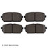 089-1785 by BECK ARNLEY - PREMIUM BRAND BRAKE PADS