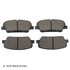 089-1787 by BECK ARNLEY - PREMIUM BRAND BRAKE PADS