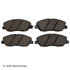 089-1789 by BECK ARNLEY - PREMIUM BRAND BRAKE PADS